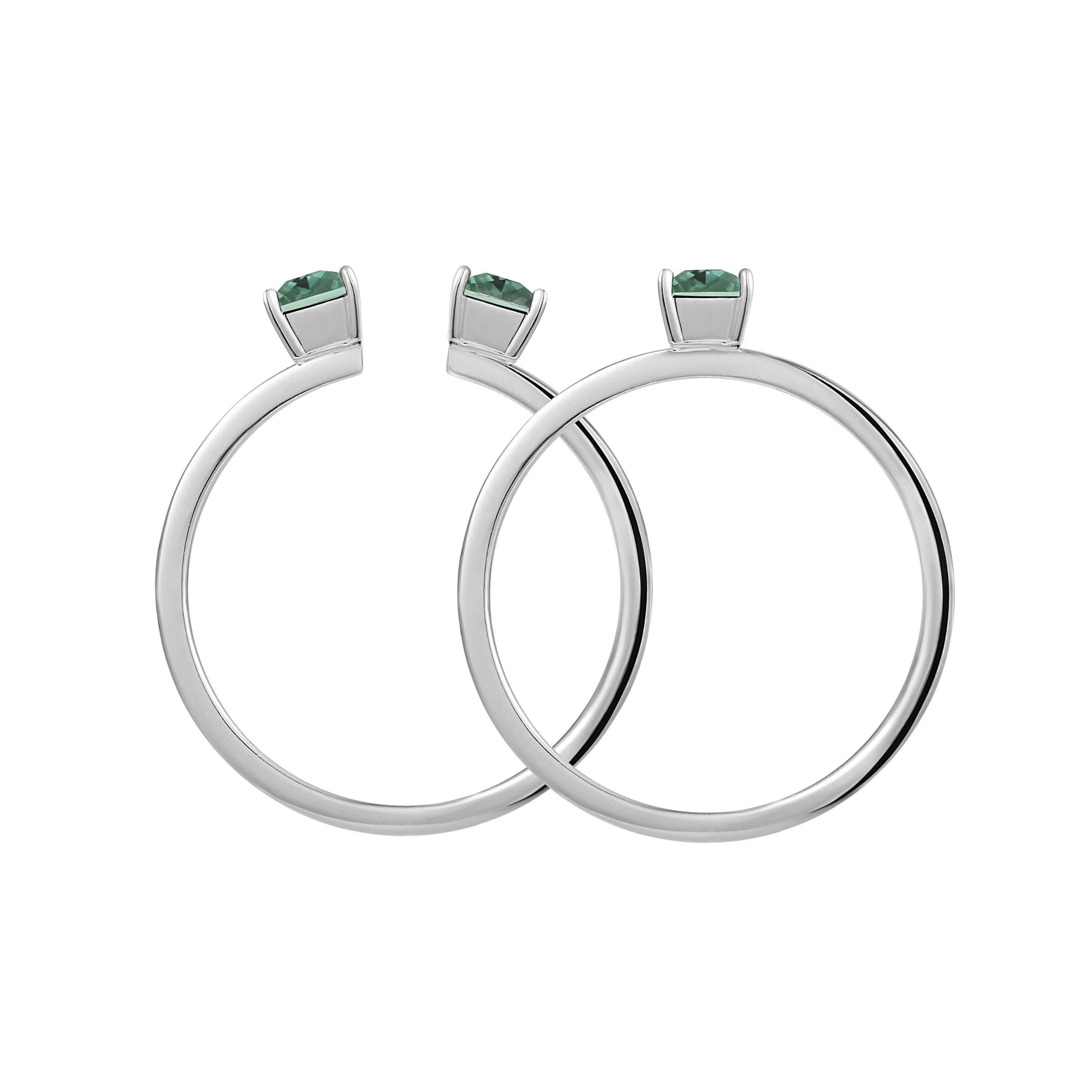 Ring 01 | Verdant — кольцо с Зелёный кварц, серебро, фото 5