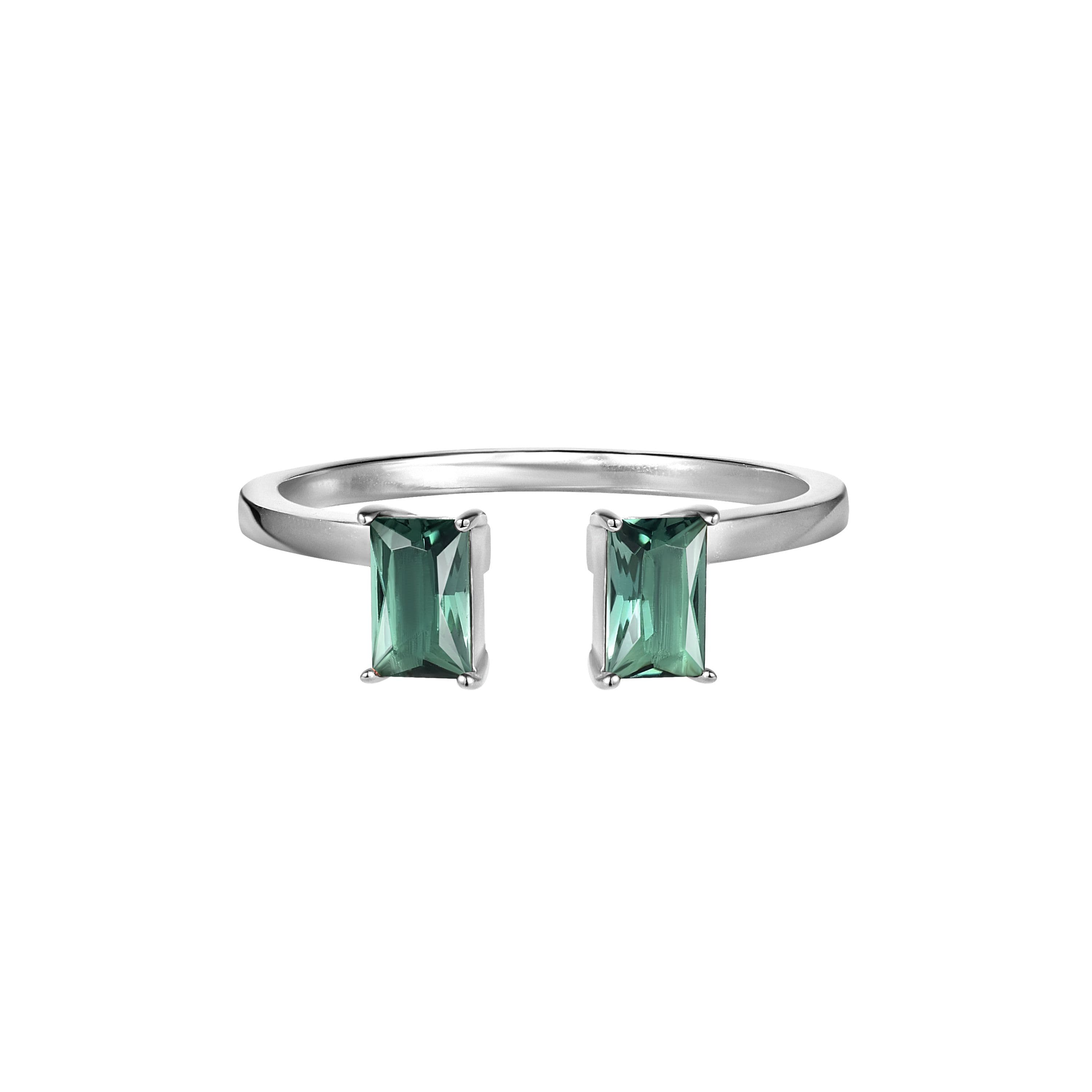 Ring 01 | Verdant — кольцо с Зелёный кварц, серебро, фото 3