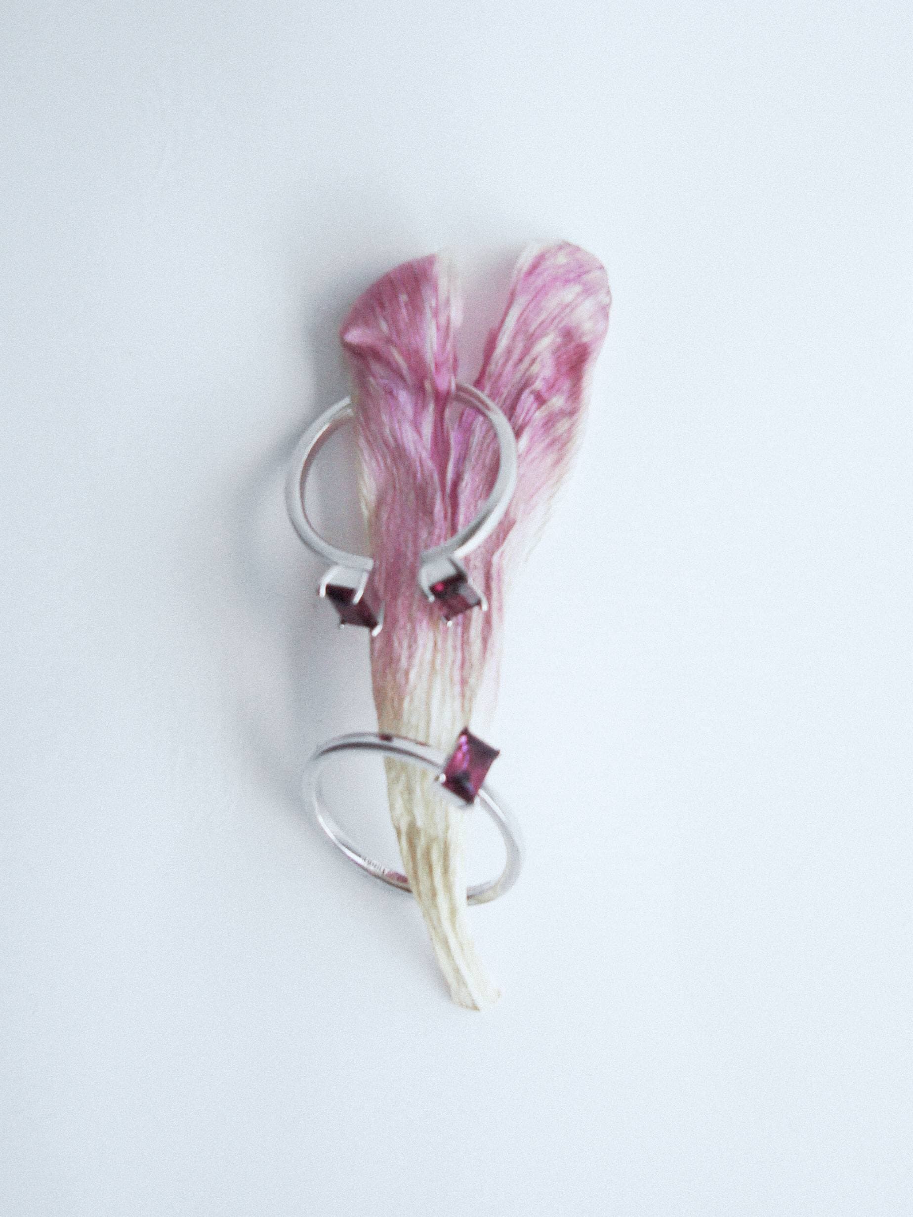 Ring 01 | Bloom — кольцо с Гранатовый родолит, серебро, фото 2