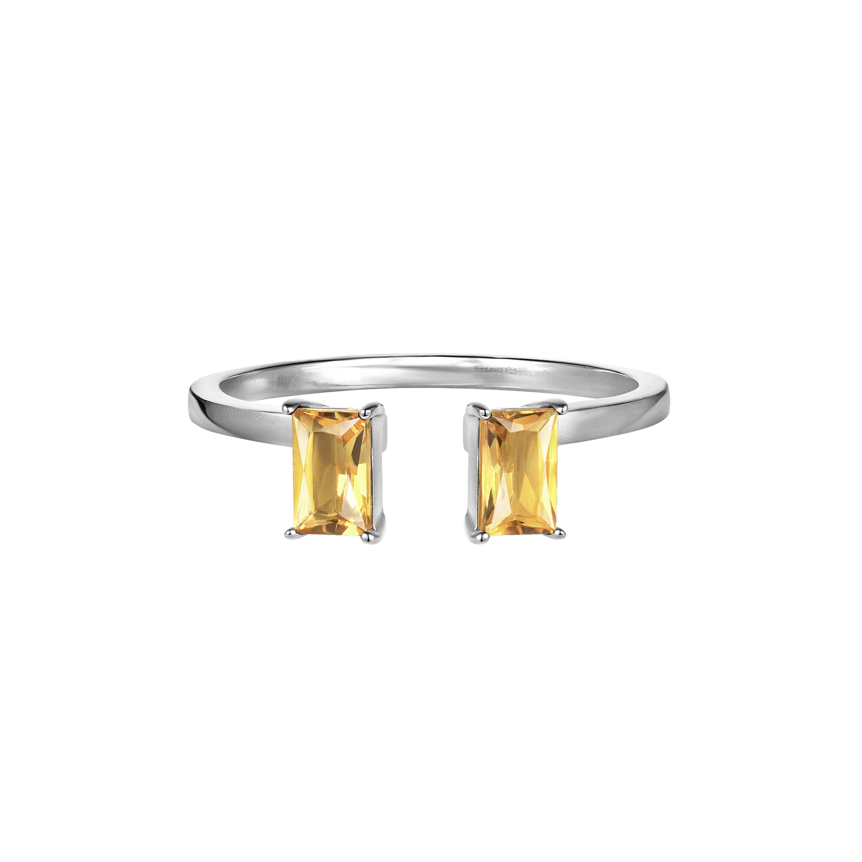 Ring 01 | Honey — кольцо с Цитрин, серебро, фото 3