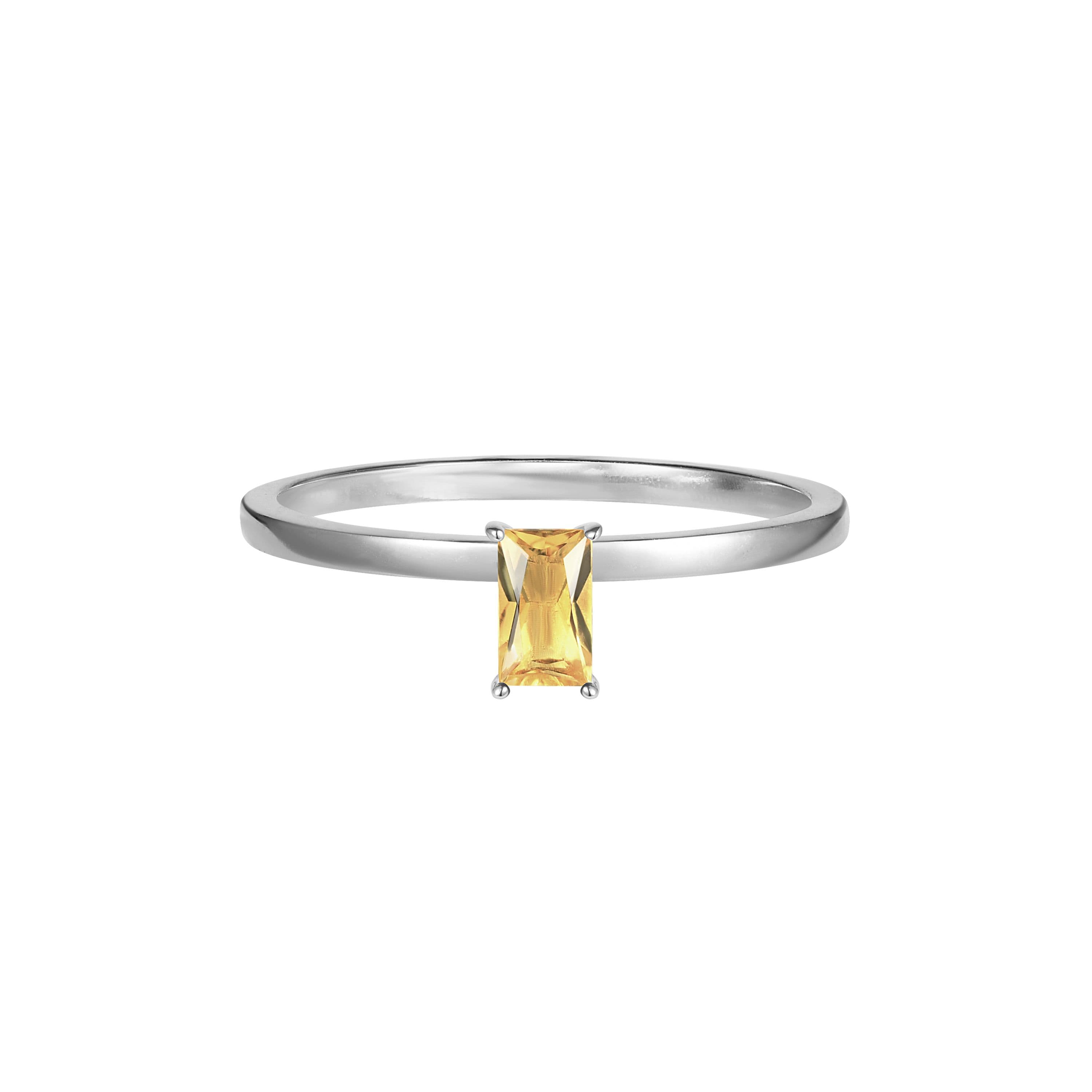 Ring 01 | Honey — кольцо с Цитрин, серебро, фото 4