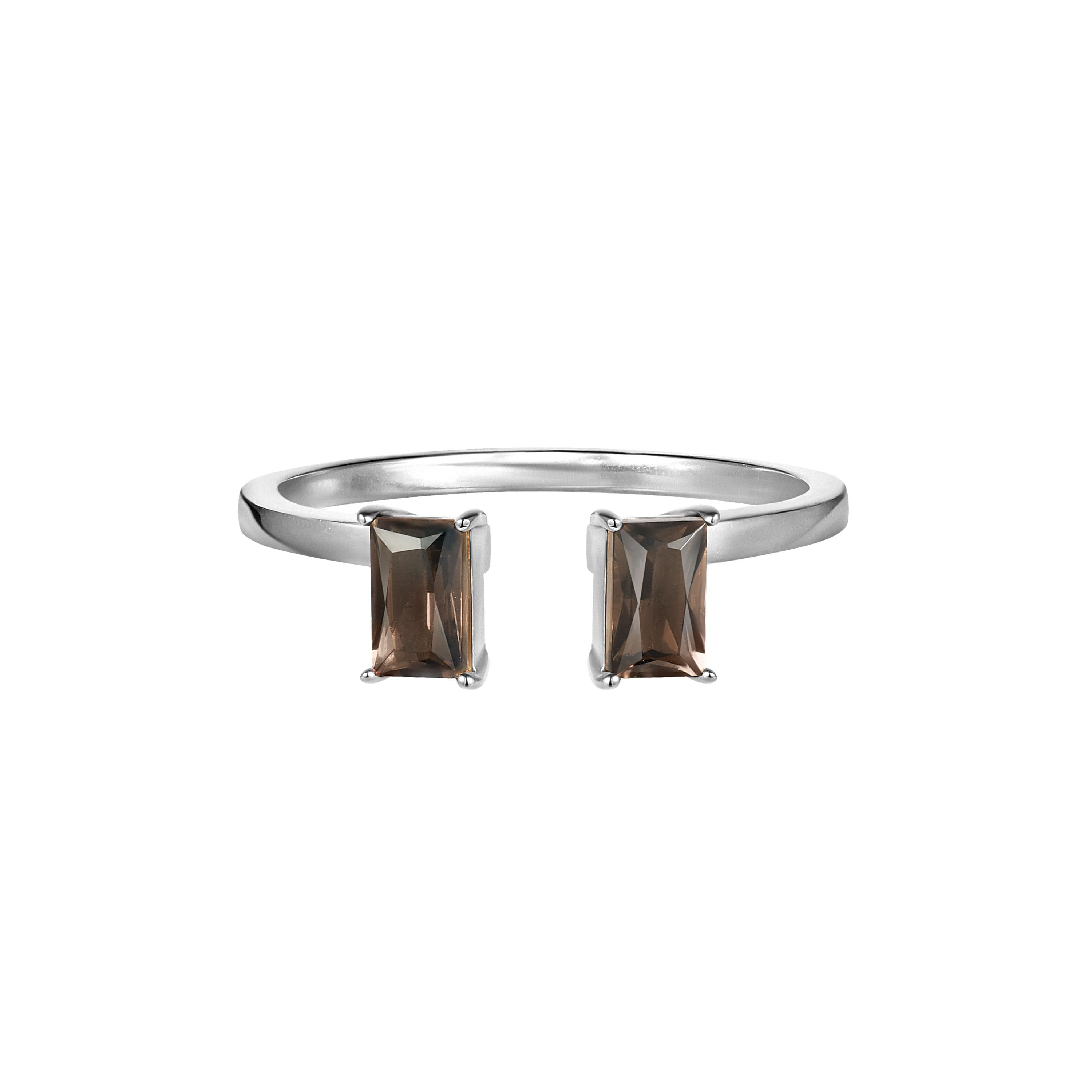 Ring 01 | Ash — кольцо с Раухтопаз, серебро, фото 3