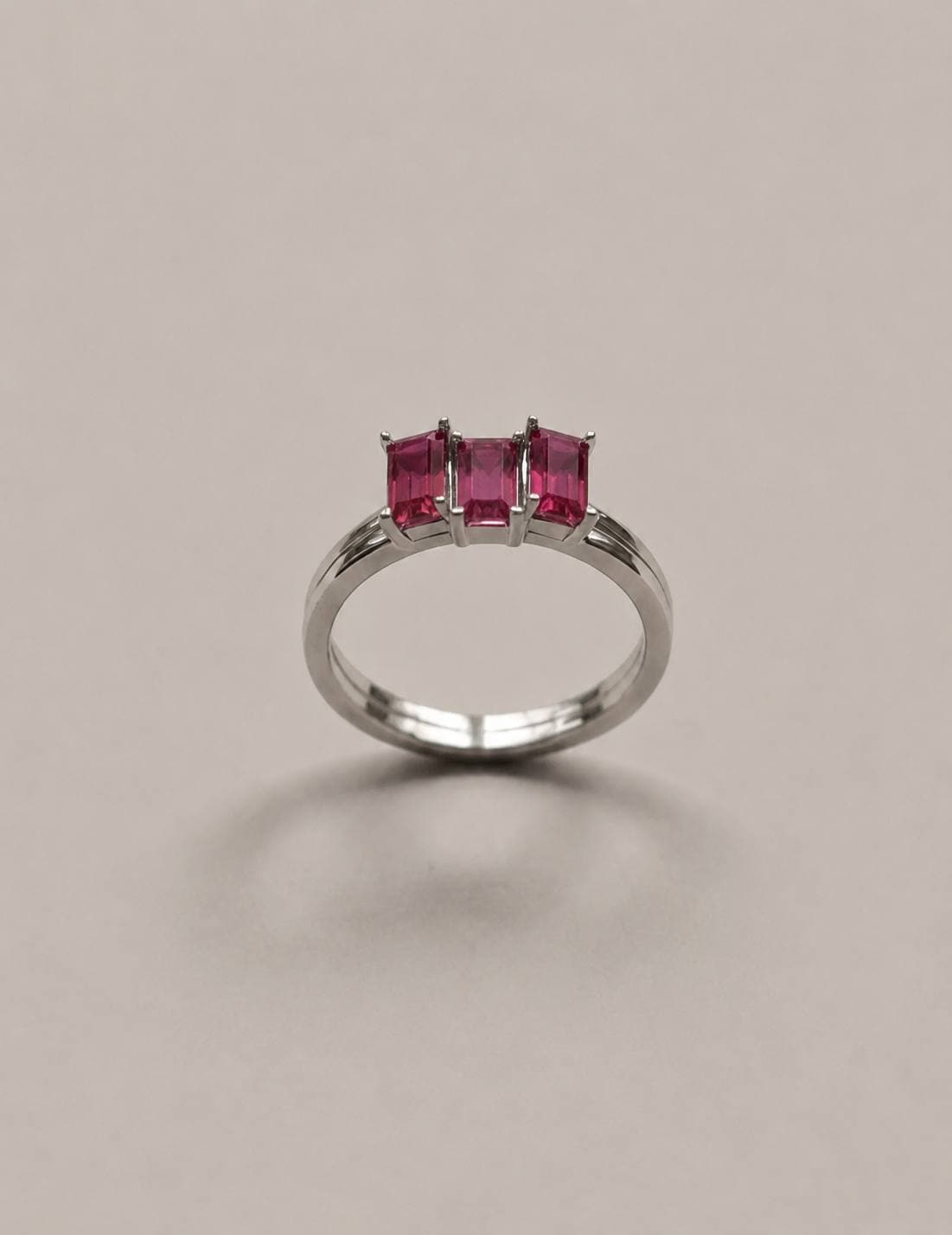 Ring 01 | Bloom — кольцо с Гранатовый родолит, серебро, фото 1